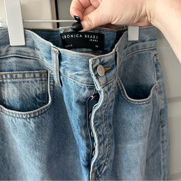 NWT Veronica Beard Blake Classic Straight Jeans - Picture 4 of 5